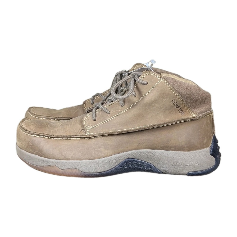 Cody James Men's Composite Work Boots Driver Wrap Heel Guard  Size 8